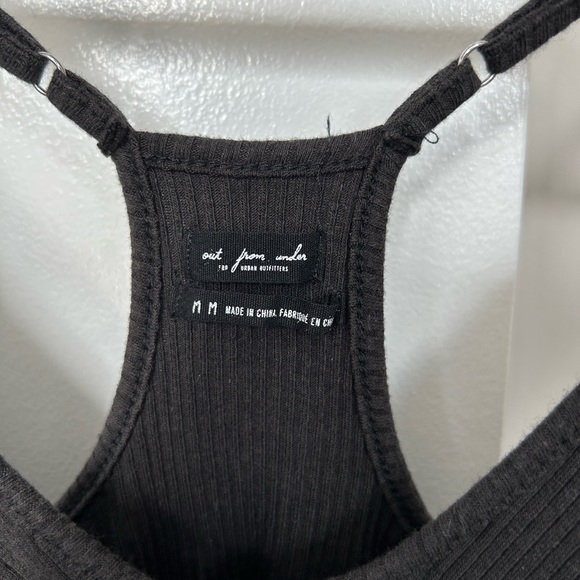Black bodysuit with tie up laces in front - Picture 3 of 3